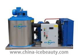 Flake ice machine
