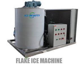 Flake ice machine